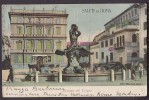 Italy PPC Saluti Da Roma - Fontana Del Tritone Fountain Brünnen Litho. ROMA 1906 (2 Scans) - Fontana Di Trevi