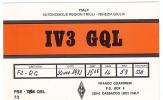 CARTE RADIO QSL - ITALIE - CASSACCO - 1983. - Radio Amateur