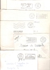 LOT 010      5 Documents Hors Tarifs   En FAUSSE FRANCHISE Pour  Les Destinataires..... - Posttarife