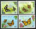 1971 Anguilla Farfalle Butterflies Schmetterlinge Papillons Set MNH** B579 - St.Cristopher-Nevis & Anguilla (...-1980)