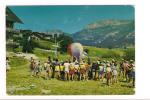 CPSM 38 - VILLARD DE LANS - Chalet De Font Noire - Très Beau Plan De Lancement De Montgolfière - Très Beau Plan - Globos