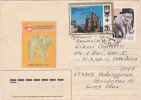 RUSSIA,AFRICAN ELEPHANT 1964,USED COVER - Elefanten