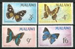 1966 Malawi Farfalle Butterflies Schmetterlinge Papillons Set MNH** B582 - Malawi (1964-...)