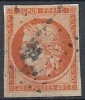 1849-50 FRANCIA USATO CERERE 40 CENT ARANCIO SCURO - FR001-2 - 1849-1850 Ceres