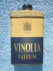 Boite De Talc: Vinolia Talcum Is Wonderfully Refreshing After Bathing & After Shaving, London, England (12-867) - Produits De Beauté