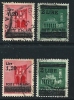 ● ITALIA - LUOGOTENENZA 1945 - Soprastampato - N.° 524 / 25 Usati, S.c. - Cat. ? € - Lotto N. 844 - Oblitérés