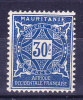 MAURITANIE TAXE N°21 Neuf Charniere - Unused Stamps