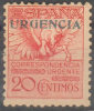 A-XIII 254 Alfonso XIII. Urgente 1930, EDIFIL 591A* Núm. De Pliego A 015,277 Con Fijasellos. - Ongebruikt