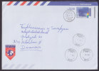 Portugal EXPRÉS Airmail Par Avion Postal Stationery Ganzsache Entier BRAGA 2003 Cover To AARHUS Denmark - Covers & Documents