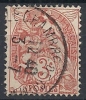 1900 FRANCIA USATO ALLEGORIA TIPO BLANC 3 CENT ROSSO - FR009-2 - 1900-29 Blanc