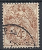 1900 FRANCIA USATO ALLEGORIA TIPO BLANC 4 CENT - FR009 - 1900-29 Blanc