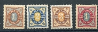 Sweden 1892 Mi 50-3 MH - Neufs