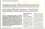 Altdeutschland / Mischfranlkaturen Mit Postvereins-Laendern (Abbildungn U. Gesamtregister) Auf 5 Seiten - Philatelie Und Postgeschichte