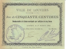 LOUVIERS . 50 CTS - Notgeld