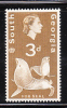 South Georgia 1963-69 QE Seal 3p MNH - Georgia Del Sud
