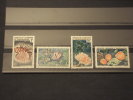 NOUVELLE CALEDONIE-1959 CORALLI E PESCI 4 Valori - NUOVI(++)-TEMATICHE - Unused Stamps
