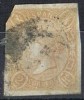 Sello 2 Reales Isabel II 1865,  Variedad Color, Num 73 Ab º - Used Stamps