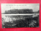 Michigan > Grand Rapids  Grand River Above North Park 1928 Cancel - - - - ---    ----    ----   Ref 541 - Grand Rapids