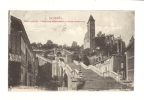 Cp, 32, Auch, L'Escalier Monumental Et Tour D'Armagnac, Voyagée 1931 - Auch
