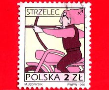 POLONIA - POLSKA - Usato - 1996 - Segni Zodiacali - Sagittario - Sagittarius - 2 Zl - Gebruikt