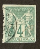 Colonie Générale N°4 OBlitéré INDE + Cachet Rouge B/TB Cote 165 Euros !!!RARE - Sonstige & Ohne Zuordnung