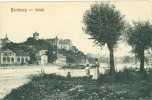 Bernburg, Schloss, Mutter Mit Kind An Der Saale, Um 1910 - Bernburg (Saale)