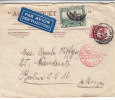 Aviation - Belgique - Lettre De 1934 ° - Oblitération Rouge " Mit Luftpost " - Cartas & Documentos