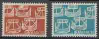 Danmark Denmark Dänemark 1969 Mi 475 /6 YT 485 /6 ** Viking Ships - 50th Ann. Nothern Countries´Union / Postverwaltungen - Ungebraucht