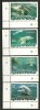 ILES SAMOA. 20 Ieme Anniversaire De Greenpeace. Yv.# 858/61.   4 T-p Neufs ** .  DAUPHINS - Dolphins