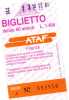 Biglietto Bus ATAF Firenze - Europe