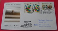 ==UNO NY FDC  1988 BRIFE - Lettres & Documents