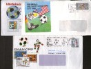 SOCCER FOOTBALL Fußball FÚTBOL CALCIO GERMANY WORLD CHAMPIONSHIP 1994,1990 3 ADVERTISING COVERS - 1994 – Verenigde Staten