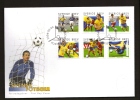 SOCCER Fußball FÚTBOL CALCIO  SWEDISH FOOTBALL STARS LARSSON RAVELLI LJUNGBERG LIEDHOLM - SWEDEN SUEDE SCHWEDEN 2004 FDC - Storia Postale