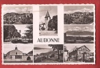 P1023 Aubonne Multivues. Cachet 1950 Vers Angleterre. Perrochet 4584. Petite Fente à Gauche (1 Mm) - Aubonne