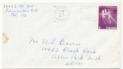 Canada Cover Sent To USA Edmonton 25-10-1972 Single Stamped - Storia Postale