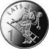 Latvia 2008 1 Lats Lucky Coin Sweeper Chimney-sweeper - UNC - Lettonia