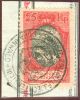 Heimat Liechtenstein Zollamt Schaanwald Auf Briefstück 1921- Mit Zu#54a - Gebruikt