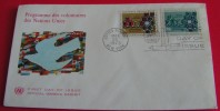 =UNO NY FDC 1973 - Lettres & Documents