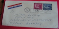 =UNO NY FDC 1962 BRIFE AIR MAIL Nr 122,123 - Lettres & Documents