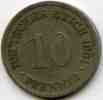 Allemagne Germany 10 Pfennig 1901 G J 13 KM 12 - 10 Pfennig