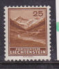 LIECHTENSTEIN N° 127 25R BRUN ROUX VALLÉE DE SAMINA NEUF SANS CHARNIERE - Nuevos