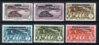 Afrique Équatoriale Française (AEF) 1936, 6 Stamps With Overprint Of Gabon & Moyen Congo, Bridge **, MNH - Andere & Zonder Classificatie