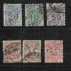 ITALIA REGNO ITALY KINGDOM 1924 SEGNATASSE TASSE POSTAGE DUE TAXES PER VAGLIA SERIE COMPLETA CENTRATA SET USATA USED - Segnatasse