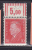 ALLEMAGNE N° 404 10P VERMILLON PRÉSIDENT EBERT NEUF SANS CHARNIERE - Neufs