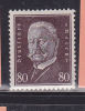 ALLEMAGNE N° 413 80P BRUN VIOLET  PRÉSIDENT HINDENBURG  NEUF SANS CHARNIERE - Unused Stamps
