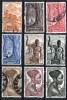 Afrique Équatoriale Française (AEF) 1947, 9 Stamps From The Series (o), Used - Autres & Non Classés