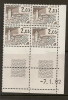 (d) Bloc De 4 Timbres Du N°176 (monument Historique Tour De Montlhery) (07/01/1982) - Precancels