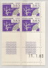 (d) Bloc De 4 Timbres Du N°181 (Les 4 Saisons Hiver) (11/01/1983) - Precancels