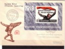 1969. Hungary, Revolutionary Posters On 50th Anniversary Of Republic,block,  FDC - FDC