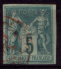 COLONIES GENERALES N° 31 Cachet Maritime Rouge (Martinique) - Sage